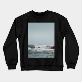 Waves at the Pacific Crewneck Sweatshirt